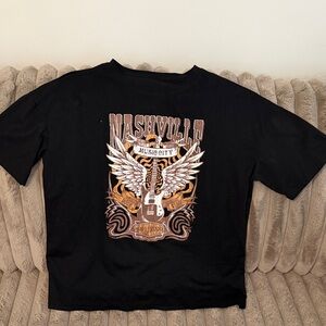Nashville Music City Graphic Tee - Black